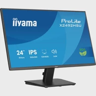IIYAMA Monitor 24" FHD IPS 120Hz USB hub, crna 
